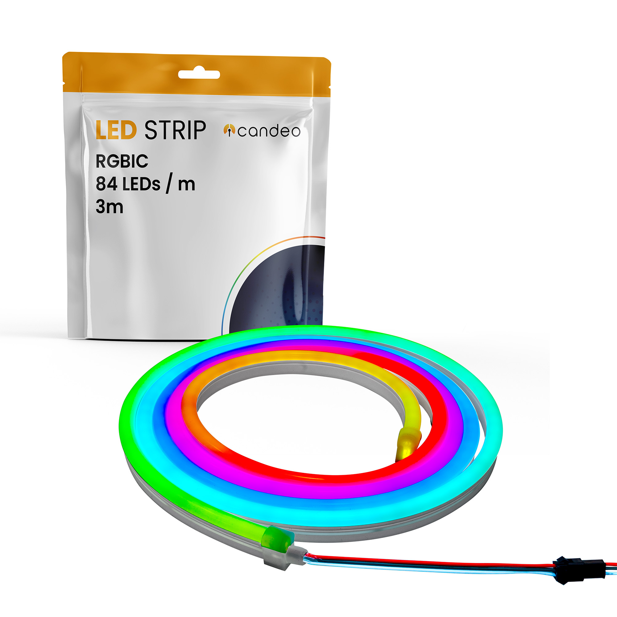 RGBIC Neon LED Rope Setup